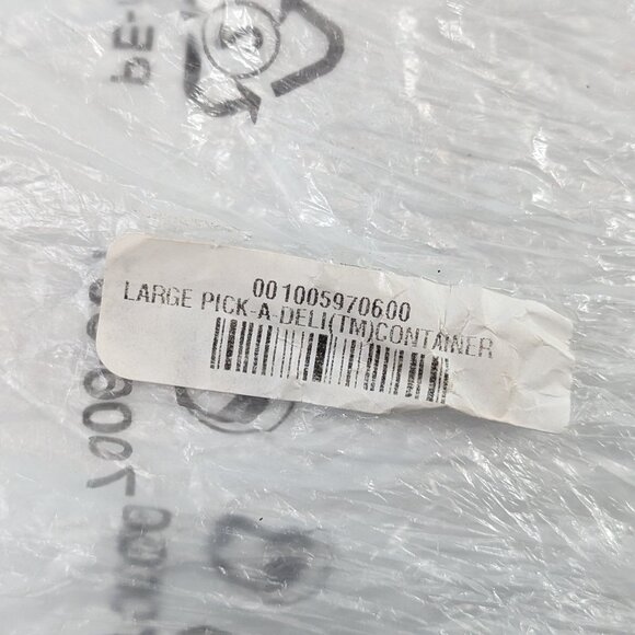 TUPPERWARE Pick A Deli Large Aqua Blue pickle keeper - Picture 6 of 13